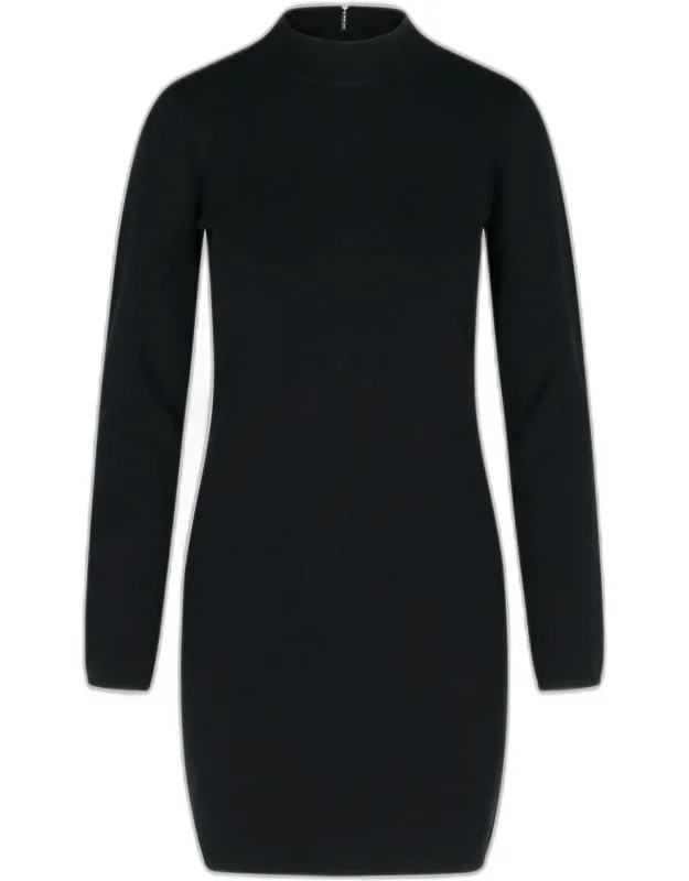 Mini Mock Viscose Blend Dress