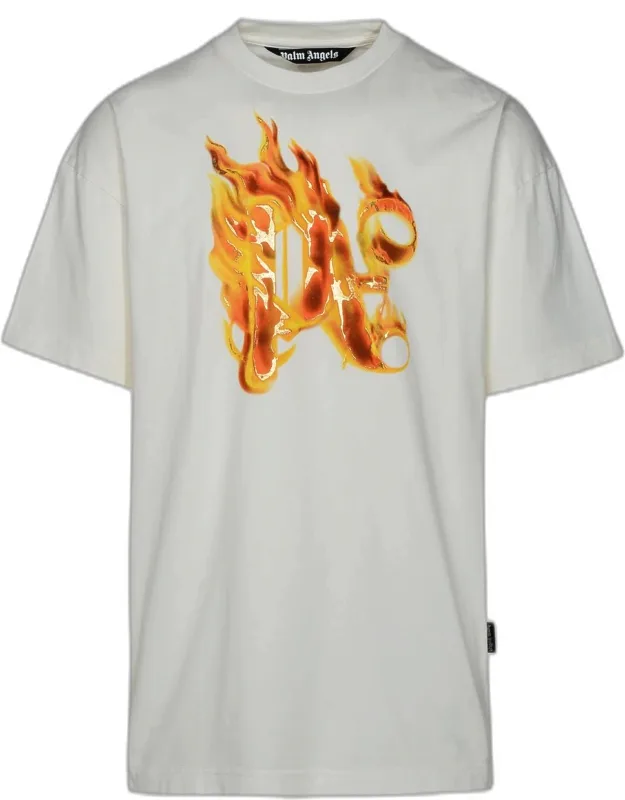 Burning Monogram Cotton T-shirt