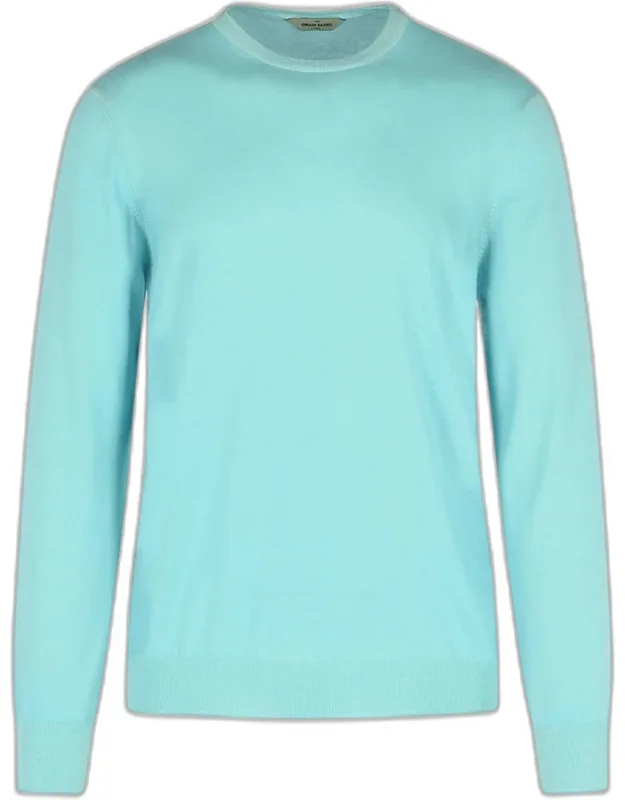 Light Blue Cashmere Sweater