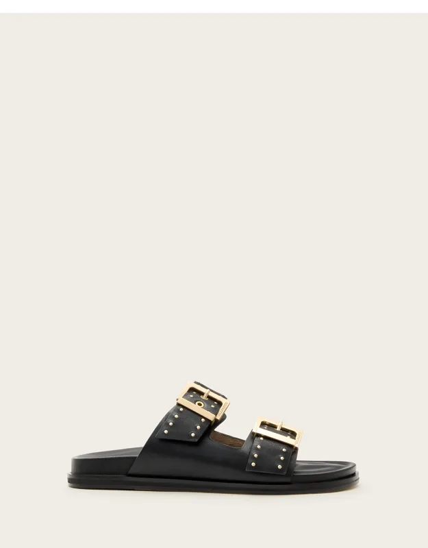 Magda Studded Leather Sandals