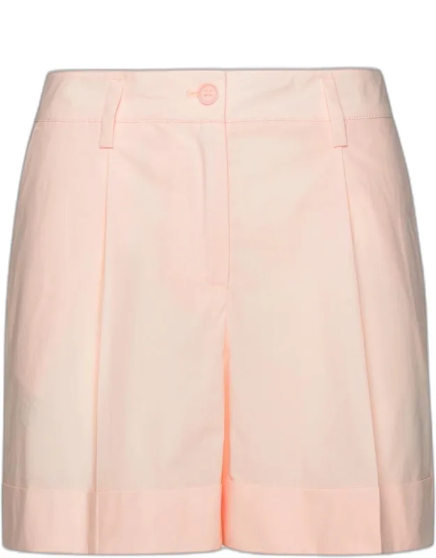 Canyox Pink Cotton Shorts Comfortable Fit, Belt Loops At The Waist