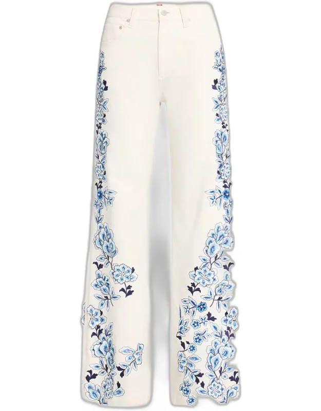 Embroidered Jeans