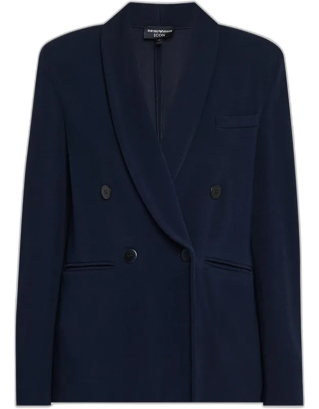 Relaxed Double-breasted Blazer