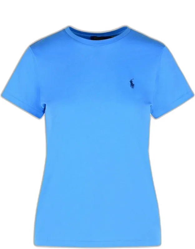 Light Blue Cotton T-shirt