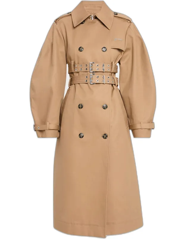 Bonded Cotton Trench Coat