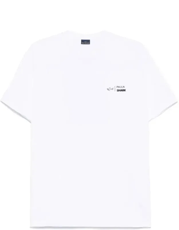 Ocean Print Cotton T-shirt