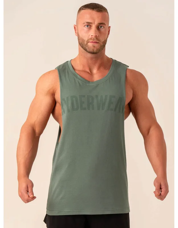 Ryderwear Baller Tank With Low Cut Armholes For Ventilation And Raw Cut Armhole Edges
