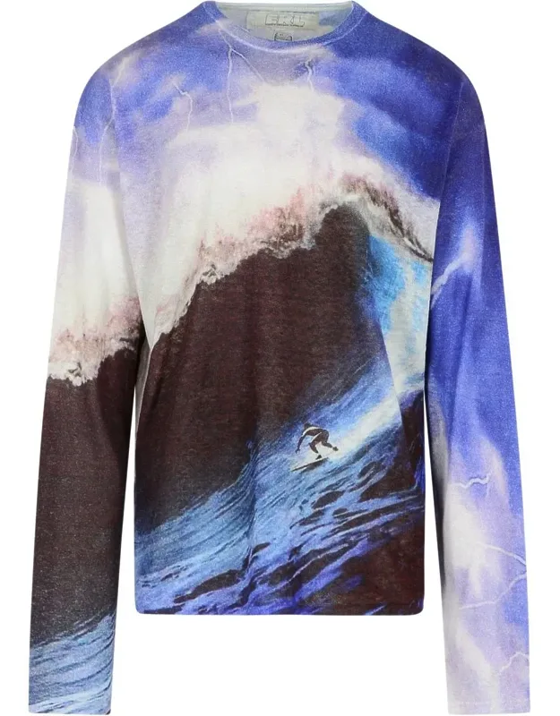 Multicolor Nylon Blend Sweater