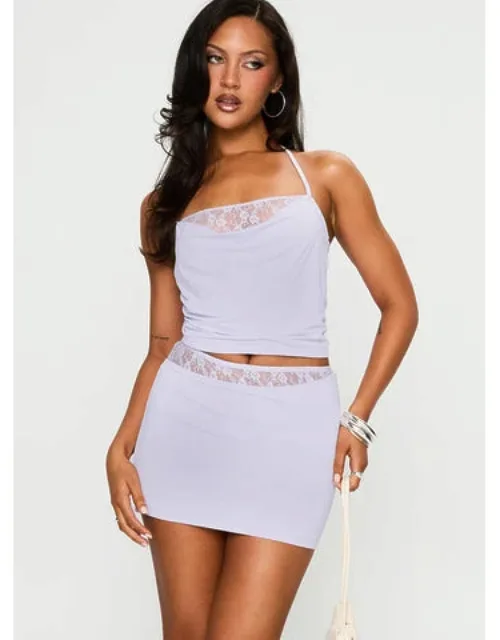 Lace Mini Skirt