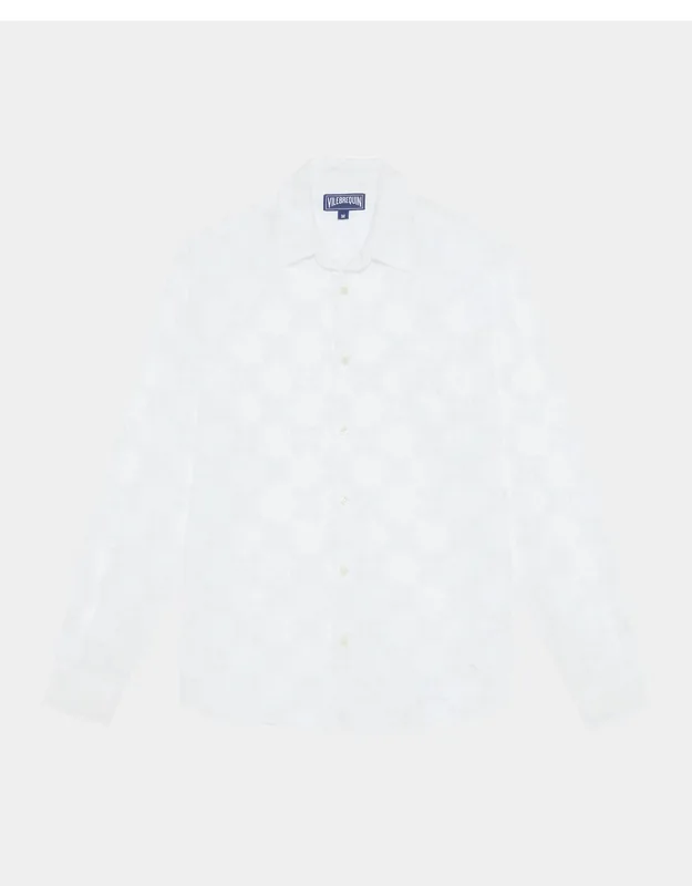 Cotton-linen Solid Sport Shirt