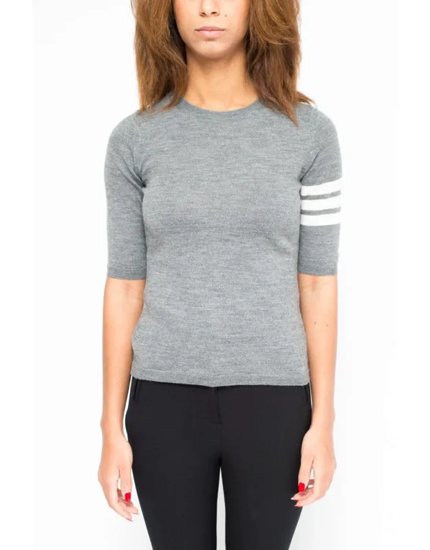 3/4 Knitwear With Merino Wool