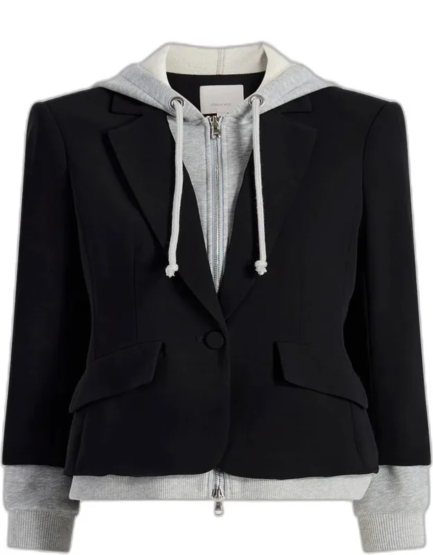 Zip-front Blazer