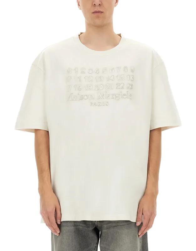 T-shirt With Embroidered Logo