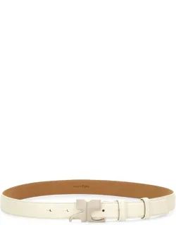 Leather "ac" Belt