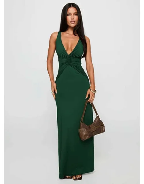 Frederica Plunge Maxi Dress