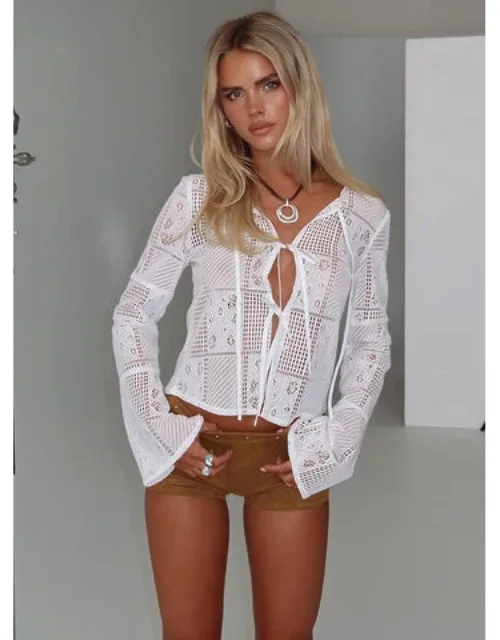 Crochet Long Sleeve Top