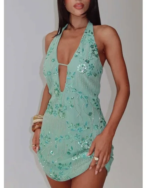 Halter Mini Dress