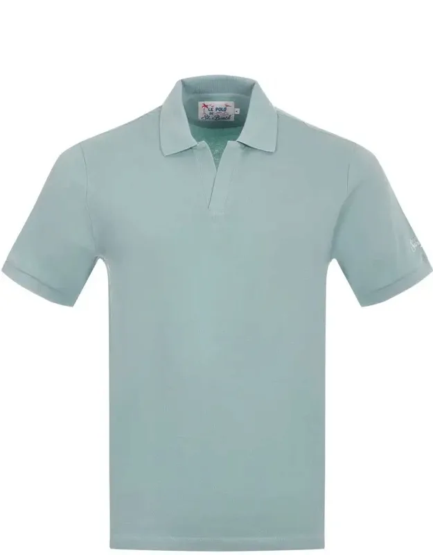 T-shirt And Polo With Ribbed Collar And Short Sleeve