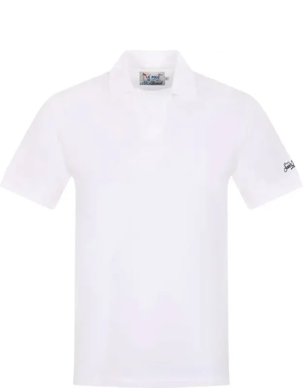 T-shirt And Polo With Ribbed Collar And Short Sleeve