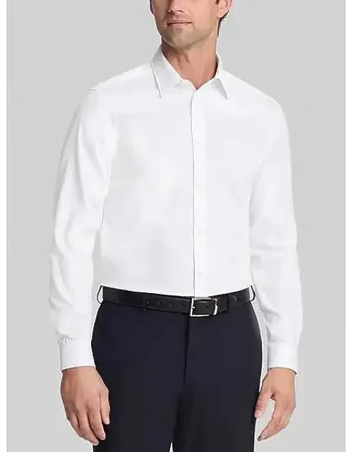 Slim Fit Herringbone Dress Shirt