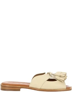 Hereu Flat Shoes Crafted From 100% Calf Leather With A 5cm Heel