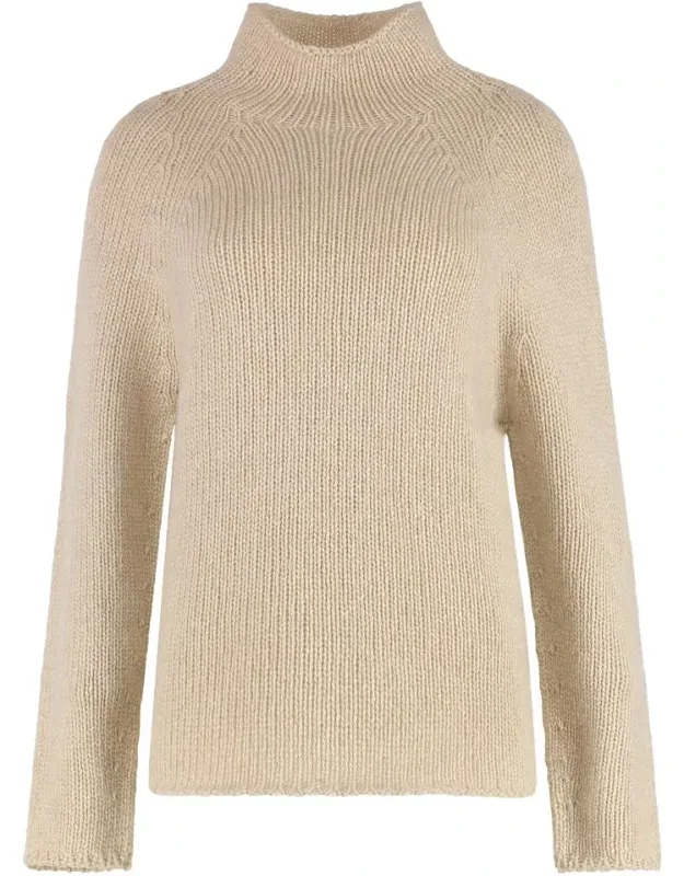 Knit Cashmere Turtleneck Sweater
