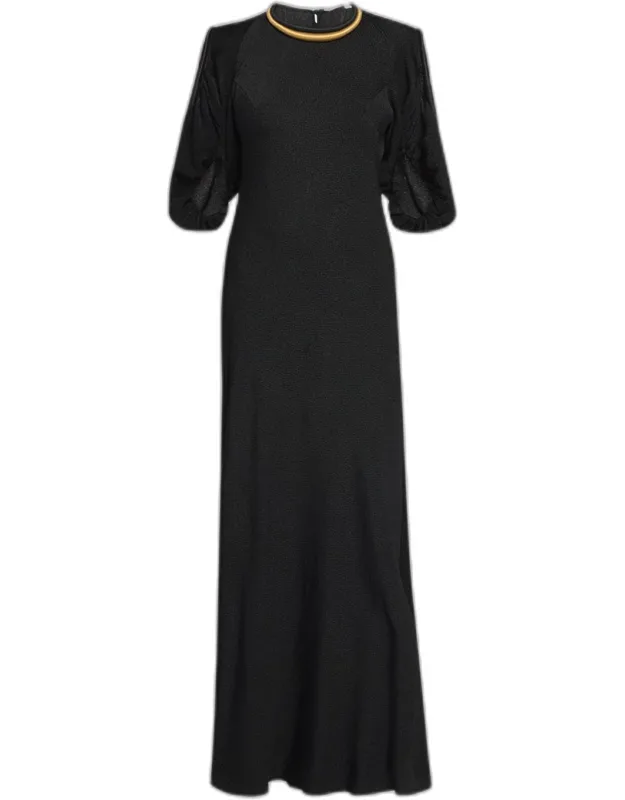 Cedric Tubular Cold-shoulder Maxi Dress
