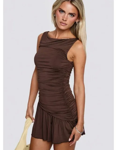 Ruched Mini Dress