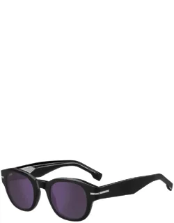 Boss Sunglasses Round Acetate 48mm Lens