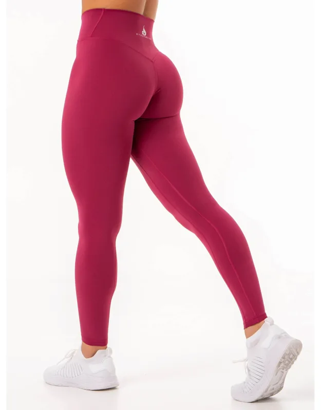 Nkd Cross Waist Band Leggings - Four-way Stretch, Inner Leg Gusset