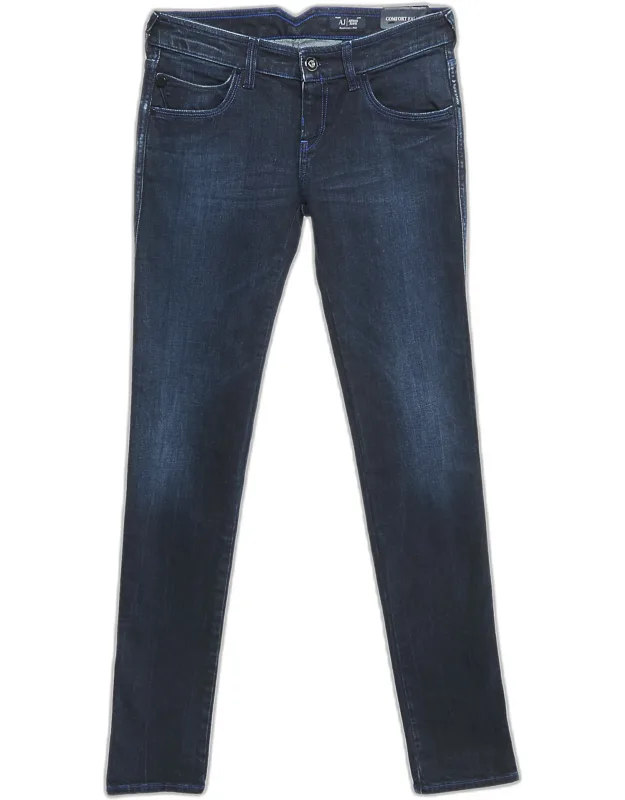 Faded Denim Skinny Fit Jeans S Waist 27"