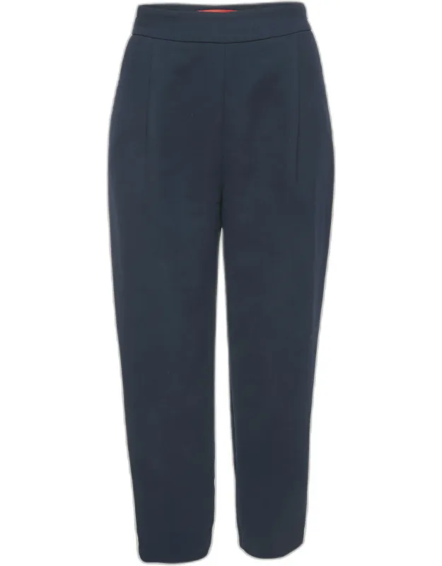 Crepe Pleated Formal Trousers