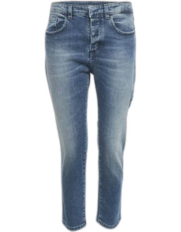 Washed Denim Skinny Jeans