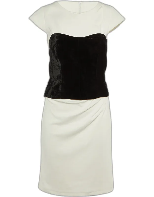 Jersey And Velvet Corset Dress Set