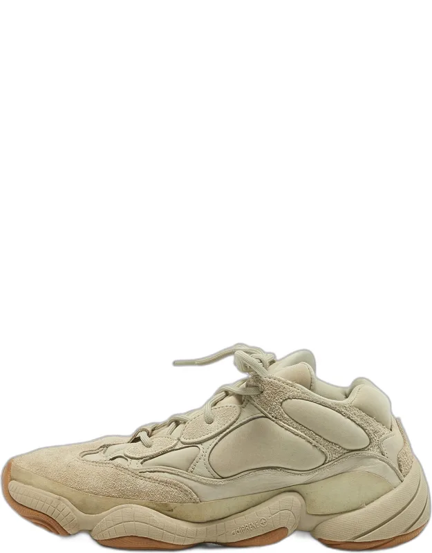 Suede And Fabric Sneakers