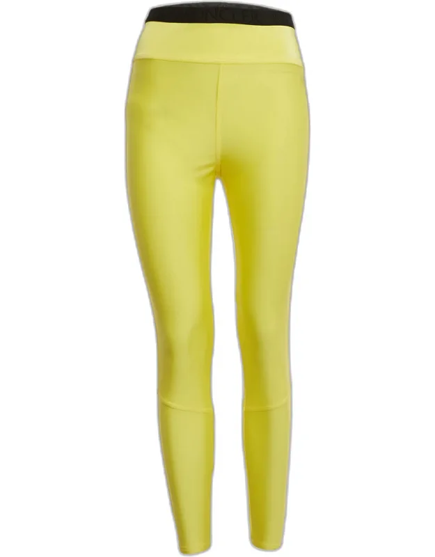 Logo Print Jersey Leggings