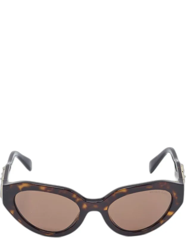 Tortoise Brown Gradient Oval Sunglasses