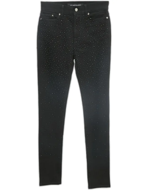 Studded Denim Skinny Jeans