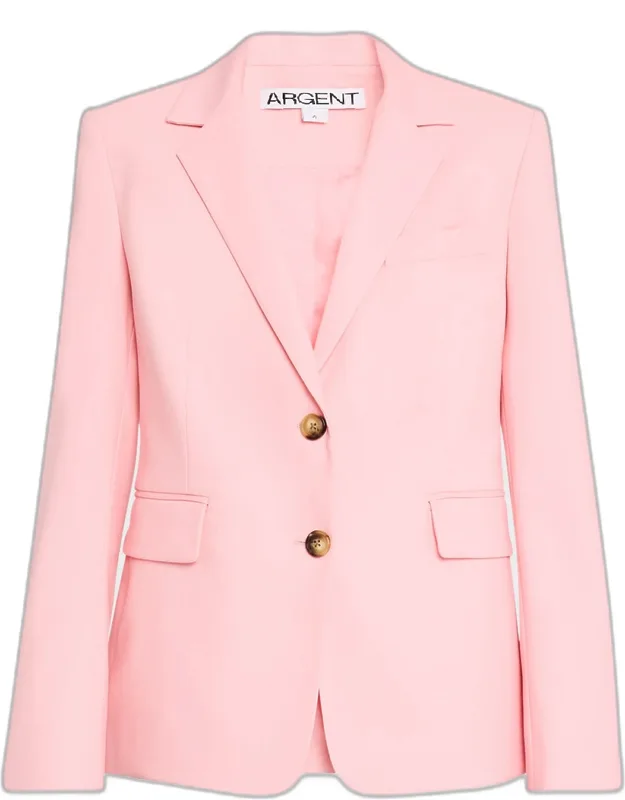 Copain Single-breasted Seasonless Wool Blazer
