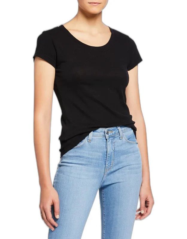 Scoop-neck Tee