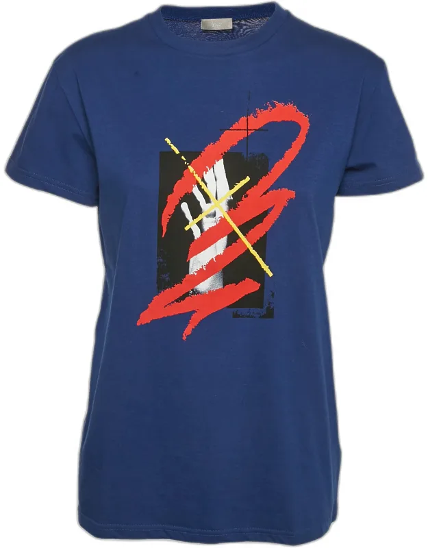 Printed Jersey Crewneck T-shirt