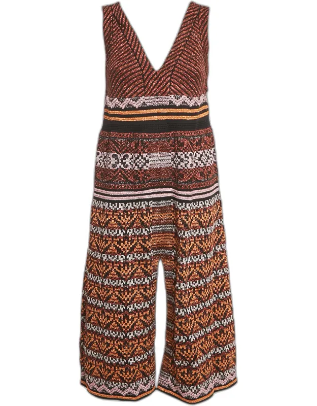 M Missoni Metallic Lurex Knit Dress With Expert Tailoring And Luxe Details