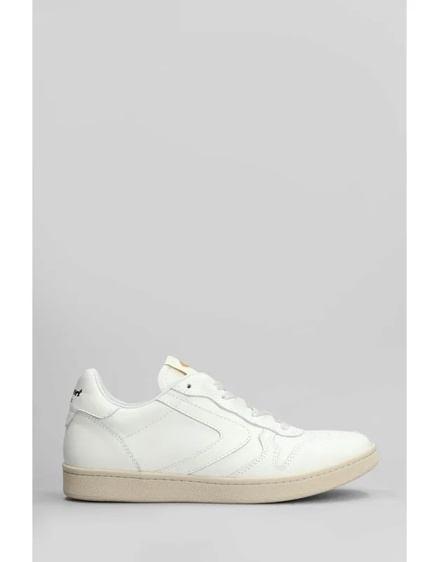 Super Sneakers In Leather