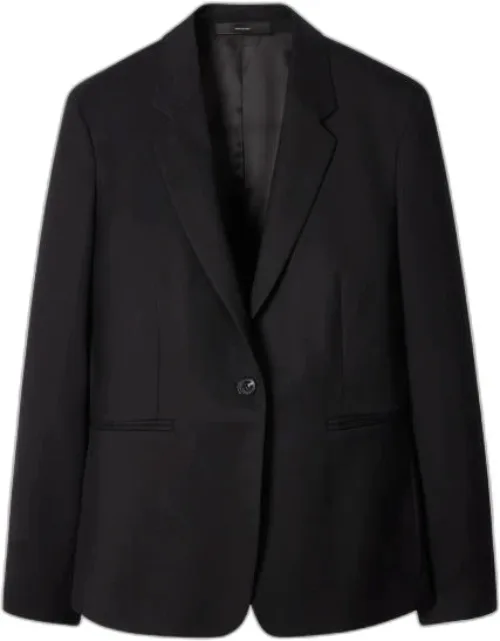 A Suit To Travel In - One-button Wool Blazer