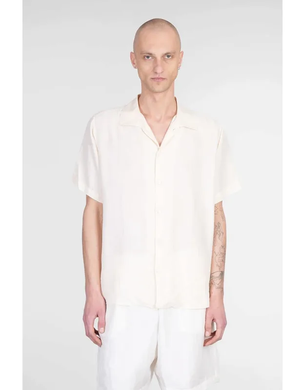 Ranra Shirt With Bowling Neck And Made In Italy
