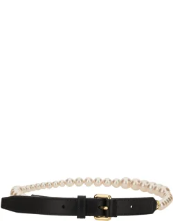 _moschino Belt With Pearls_