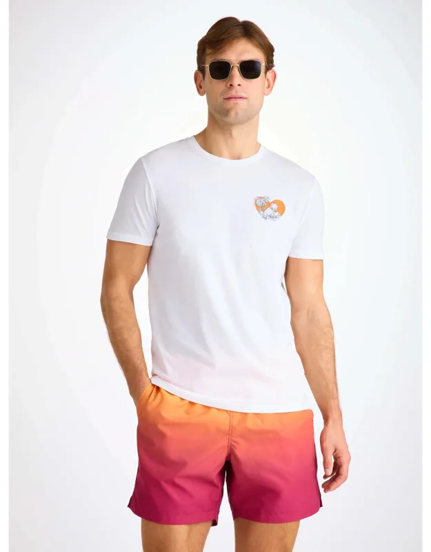 T-shirt Pima Cotton Jungle Motif