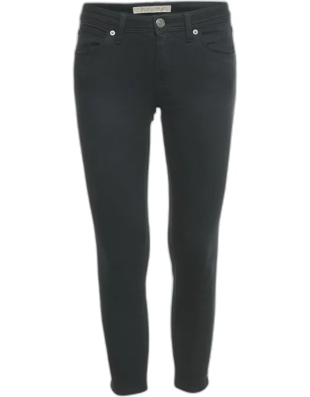 Denim Skinny Cropped Jeans