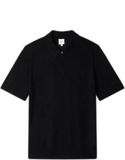 Merino Wool Short Sleeve Polo Shirt