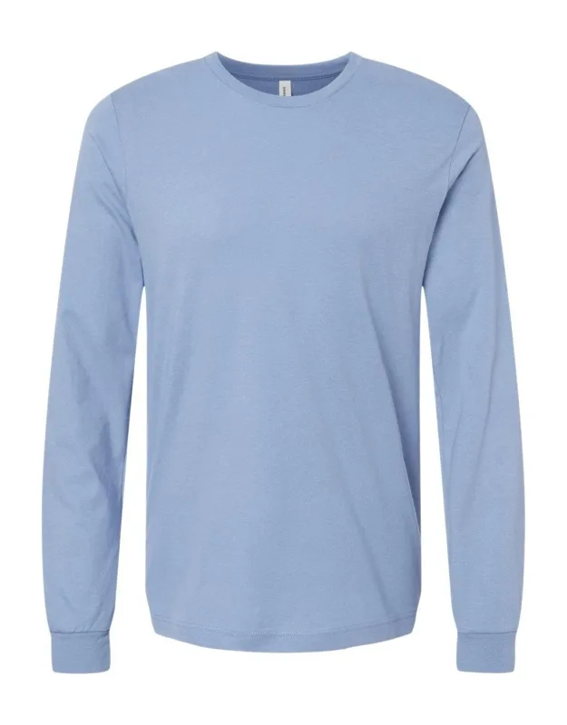 Jersey Long Sleeve Tee, 100% Airlume Combed And Ringspun Cotton, Retail Fit
